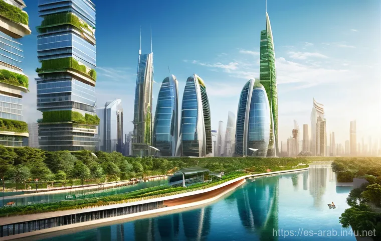 아랍어권에서 유명한 기업 - **Prompt 1: Futuristic Sustainable Metropolis**
    "A breathtaking panoramic view of a futuristic, ...