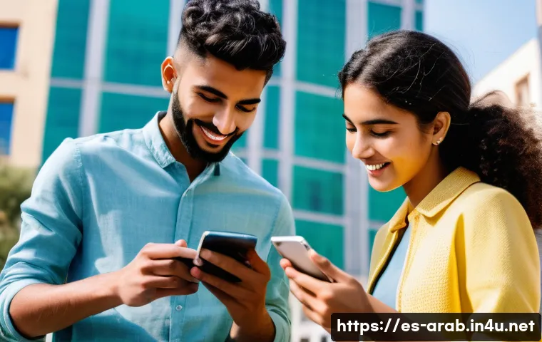 아랍어권에서의 정치적 이슈 - **Prompt:** A diverse group of young adults from various Arab backgrounds, dressed in contemporary a...